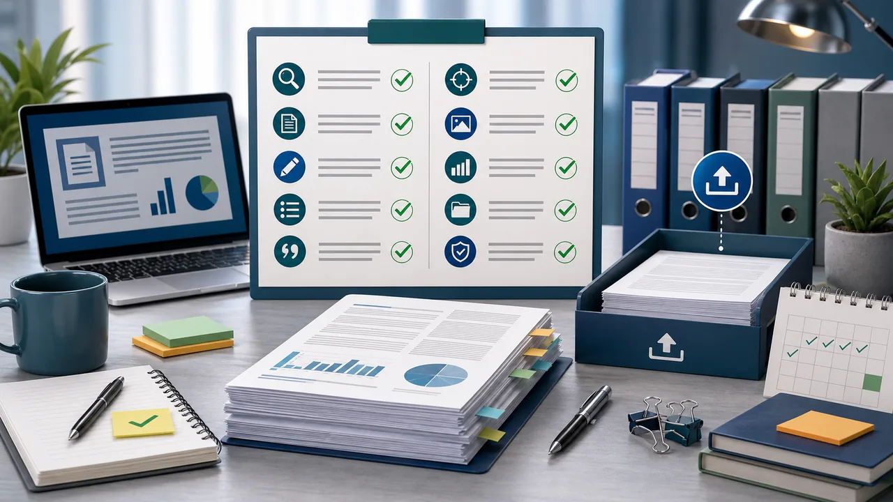 Ilustrasi Checklist Sebelum Submit Artikel Ilmiah