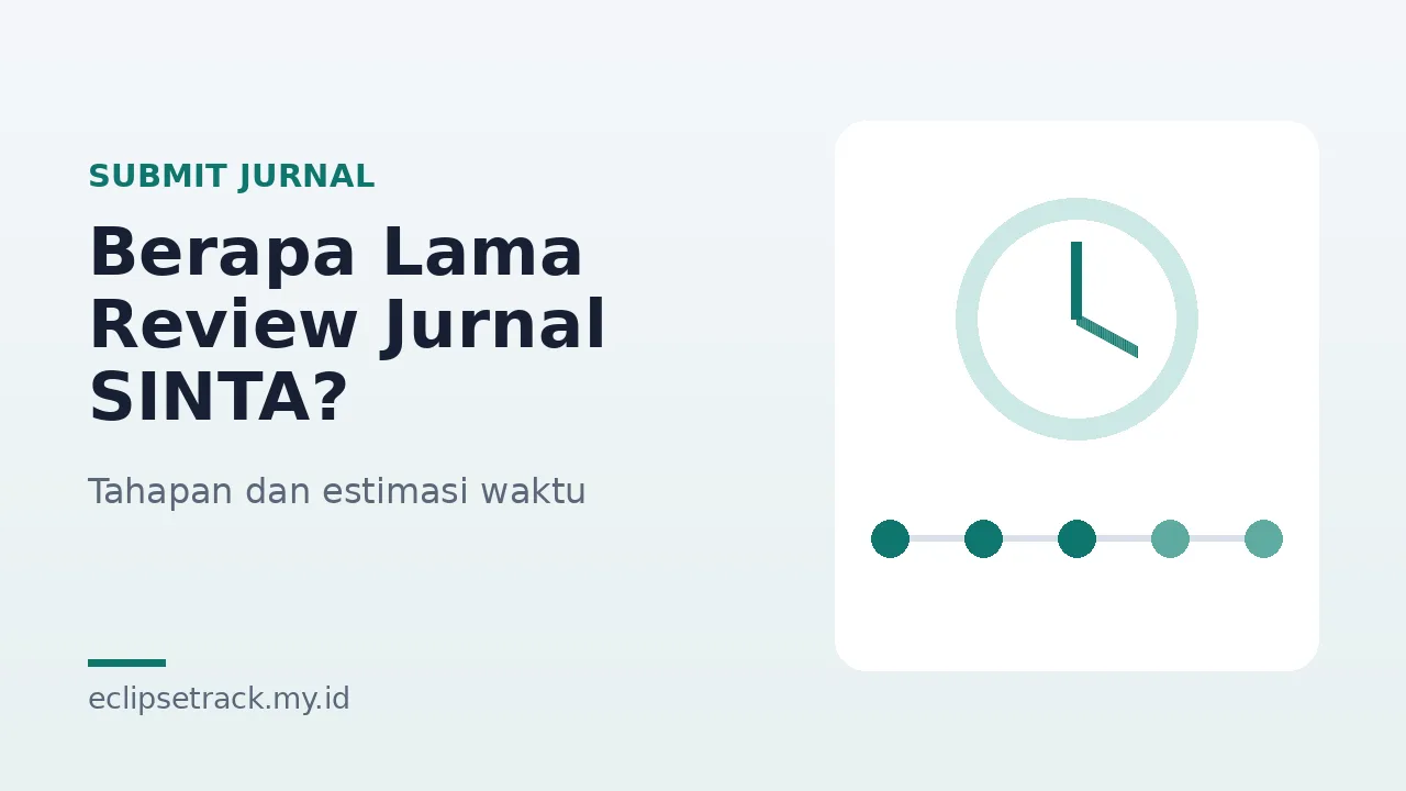 Ilustrasi Berapa Lama Proses Review Jurnal SINTA? Tahapan dan Estimasinya